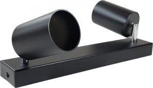 Lampa sufitowa Masterled Bardo lampa sufitowa (spot) 2-punktowa czarna/chrom 8