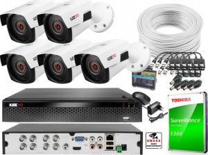 Keeyo 5MPx Zestaw do monitoringu Keeyo H265+ IR 60m 5x Kamera 1