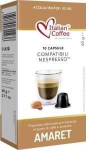 Italian Coffee Amaretto kapsułki do Nespresso - 10 kapsułek 1