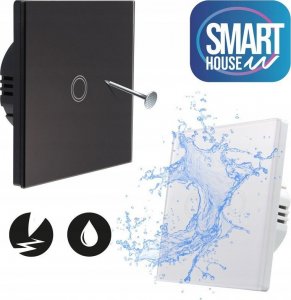 Masterled 2x Włącznik schodowy RF z pilotem bezprzewodowym Czarny 2x Włącznik schodowy RF z pilotem bezprzewodowym Czarny 10