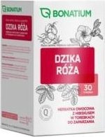 Medicinae Bonatium Dzika róża Herbatka owocowa z hibiskusem, 30 saszetek - Długi termin ważności! 1