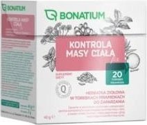 Medicinae Bonatium Kontrola Masy Ciała Fix Herbatka ziołowa, 30 saszetek - Długi termin ważności! 1