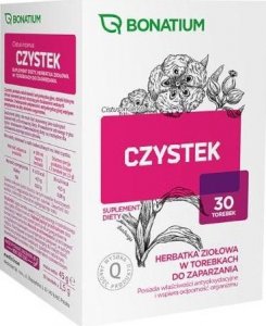 Medicinae Bonatium Czystek Herbatka ziołowa, 30 saszetek - Długi termin ważności! 1