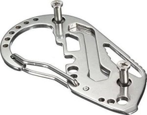 Brelok do kluczy karabińczyk survival multitool 2