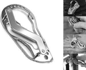 Brelok do kluczy karabińczyk survival multitool 5