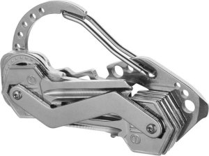 Brelok do kluczy karabińczyk survival multitool 10