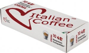Italian Coffee Crema Italian Coffee kapsułki do Nespresso - 10 kapsułek 1