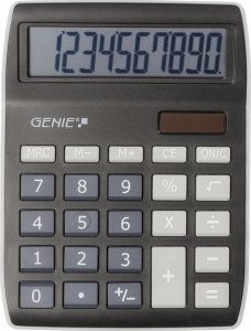 Kalkulator Genie GENIE Tischrechner 840BK schwarz 10-stellig 1