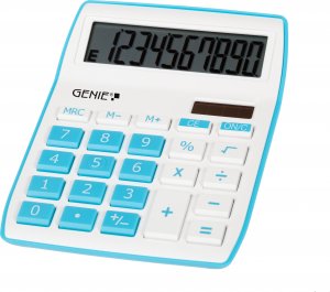 Kalkulator Genie GENIE Tischrechner 840B blau 1