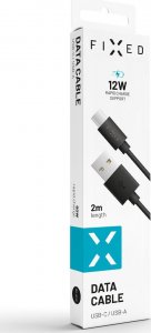 Kabel USB Fixed USB-A - USB-C 2 m Czarny (FIXD-UC2M-BK) 3