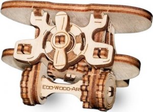 EcoWoodArt EWA  Drewniane Puzzle 3D - Samolocik 1