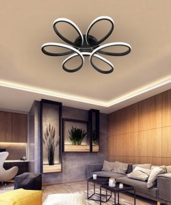 Lampa sufitowa Masterled Galaxis Virgo LED 77W lampa sufitowa (z pilotem) czarna 2