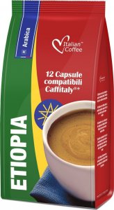 Italian Coffee Etiopia - 100% Arabica Monorigine kapsułki do Tchibo Cafissimo - 12 kapsułek 1