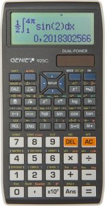 Kalkulator Genie GENIE Schulrechner 92 SC schwarz 1