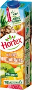 HORTEX Hortex Multiwitamina Sok 100% karton 1 l 1