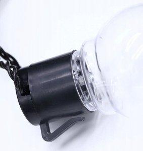 Masterled Girlanda solarna kulki 5cm na balkon Led ciepła 10 5