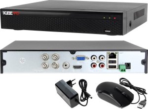 Keeyo H265+ Zestaw do monitoringu po skrętce 5MPx IR 25m 1TB 3 Kamery 4