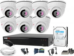 Keeyo H265+ Zestaw do monitoringu 5MPx IR 30m 1TB 7 Kamer 1