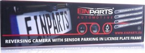 Einparts Automotive Kamera cofania z czujnikami w ramce rejestracyjnej 13