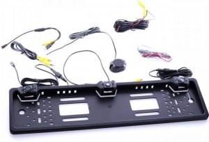 Einparts Automotive Kamera cofania z czujnikami w ramce rejestracyjnej 2