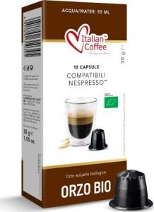 Italian Coffee Italian Coffee Orzo Biologico (kawa zbożowa) kapsułki do Nespresso - 10 kapsułek 1