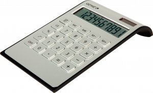 Kalkulator Genie GENIE Tischrechner DD 400 silber 1