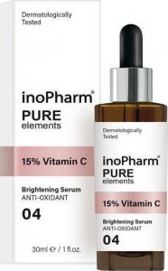INOPHARM_Pure rozświetlająco-antyoksydacyjne serum do twarzy z 15% witaminą C 30ml 1