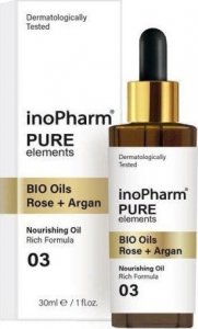 INOPHARM_Pure serum do twarzy i szyi z bioolejkiem z róży i bioolejkiem arganowym 30ml 1