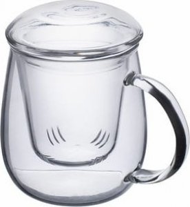 Kubek baryłka 350 ml ze szklanym zaparzaczem Andrea  [300|39] 1