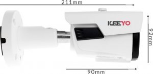 Kamera IP Keeyo LV-IP5M6AF-II 5Mpx podczerwień IR 60m 3