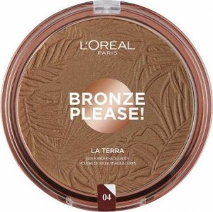 L OREAL Kompaktowy puder brązujący L'Oreal Make Up Glam Bronze La Terra N 04 1