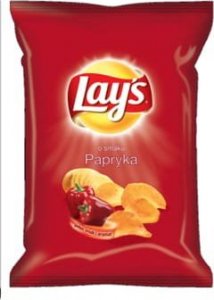 LAYs Lays Papryka 40g Paski 1