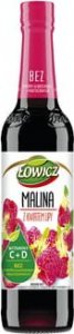Łowicz ŁOWICZ Suplement diety syrop o smaku malinowym z ekstraktem z kwiatu lipy 400 ml 1