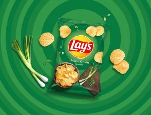 LAYs LAY`S - Chipsy Ziemniaczane O Smaku Zielonej Cebulki - 215G 2