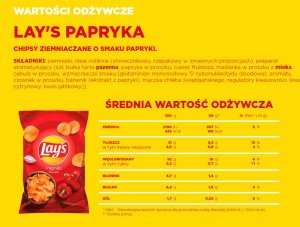LAYs LAY'S  - Chipsy Ziemniaczane O  Smaku Papryki - 215G 4