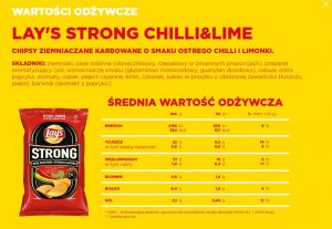 LAYs LAY`S - Chipsy Ziemniaczane O Smaku  Ostrego Chilli I Limonki - 215G 2
