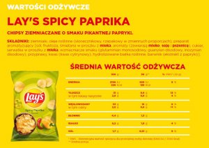 LAYs LAY`S -  Chipsy  Ziemniaczane O Smaku Pikantnej Papryki - 215G 3