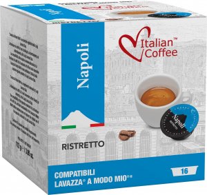 Italian Coffee Napoli Ristretto kapsułki do Lavazza a Modo Mio - 16 kapsułek 1