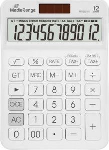 Kalkulator MediaRange MediaRange Taschenr.m.Steuerb. 12-st. LC-Display Solar/Bat. 1