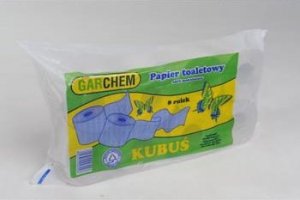 Kubuś Papier toaletowy szary Kubuś 8 rolek 1-warstwowy 2