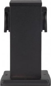 Masterled Ontario H20 słupek ogrodowy z 2 wbudowanymi gniazdami czarny 2