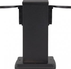 Masterled Ontario H20 słupek ogrodowy z 2 wbudowanymi gniazdami czarny 3