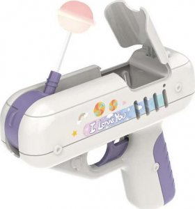 Aptel PISTOLET NA LIZAKI Pudełko Zabawka fioletowy AG742 2