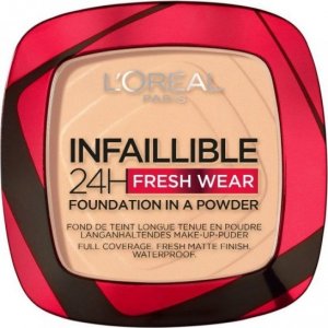 L OREAL Podkład pod makijaż puder Infallible 24h Fresh Wear L'Oreal Make Up 40 (9 g) 1