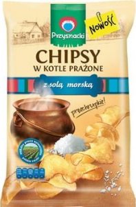 Przysnacki Przysnacki Chipsy w kotle prażone z solą morską 125g 1