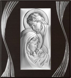 Beltrami Srebrny Obrazek na Panelu- Święta Rodzina 1