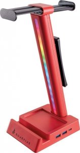 Surefire SureFire wielofunkcyjny stojak na słuchawki Vinson N2 Dual Balance RGB, czerwony, tworzywo ABS, 48847, czerwona, 2x USB 3.2 Gen 1
