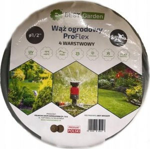 BEST GARDEN WĄŻ OGRODOWY 1/2” 50m PRO FLEX BEST GARDEN 4
