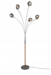 Lampa podłogowa DELIGHT Trio RL Dito R46155067 lampa stojąca podłogowa 5x10W E14 niklowa 2
