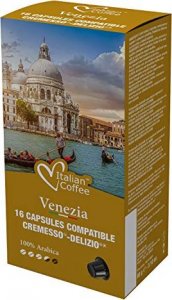 Italian Coffee Venezia Espresso 100% Arabika kapsułki do Cremesso Delizio - 16 kapsułek 1